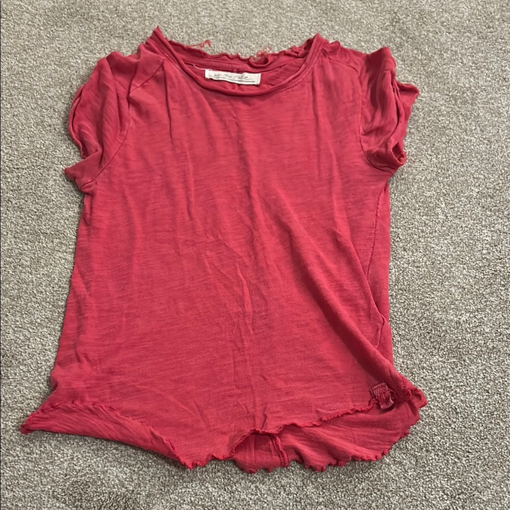 Free people pink tshirt